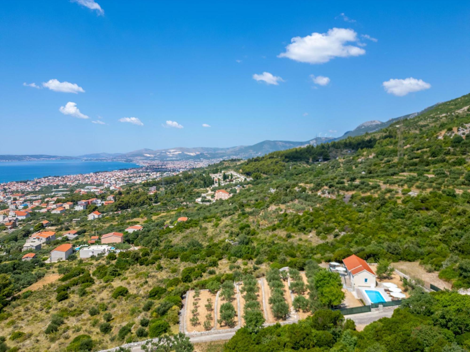 Private Villa Golden Hour With A View Of Split Area Kastel Sucurac Luaran gambar